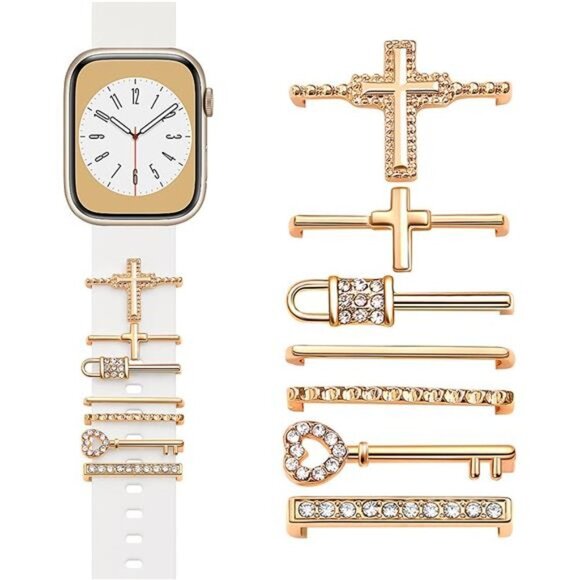 NEW Gold Apple Watch Band Charms